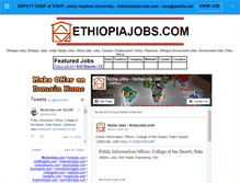Tablet Screenshot of ethiopiajobs.com